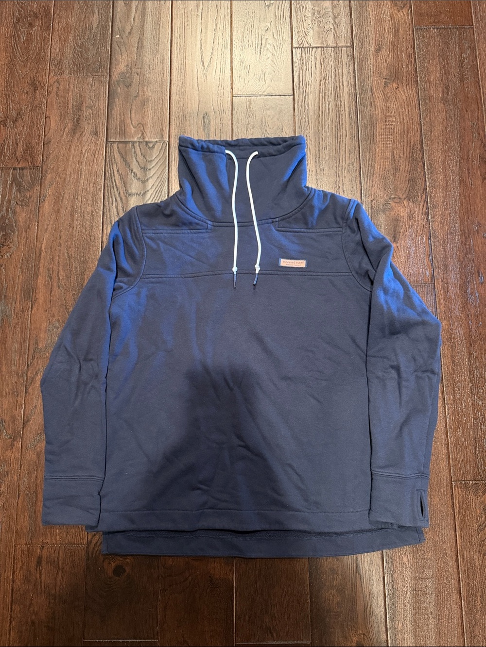 Vineyard Vines Funnel Neck Navy Blue Sweatshirt